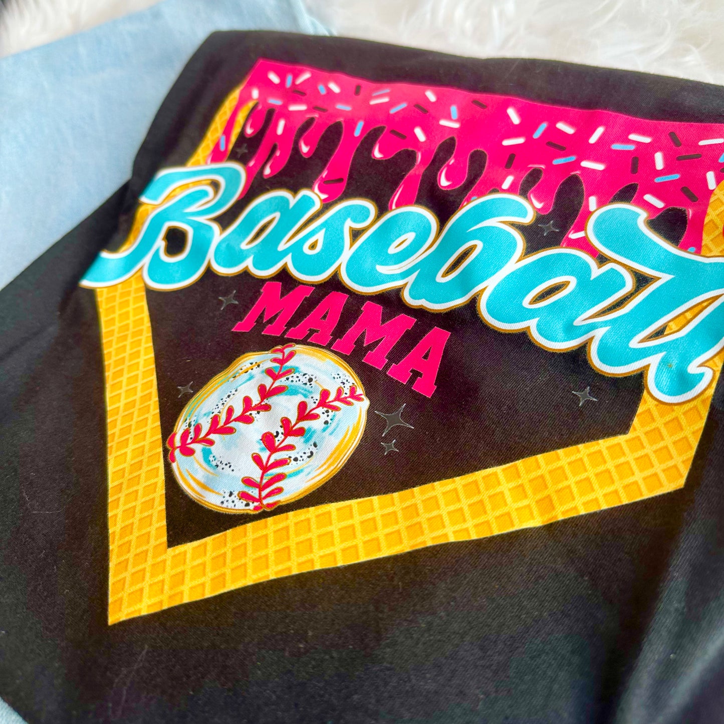 Baseball Mama Tee I Sports Mom Graphic Shirt I Available in Sweatshirt