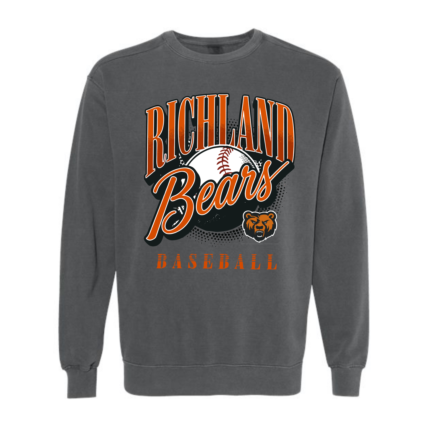 Richland Baseball Vintage Crewneck