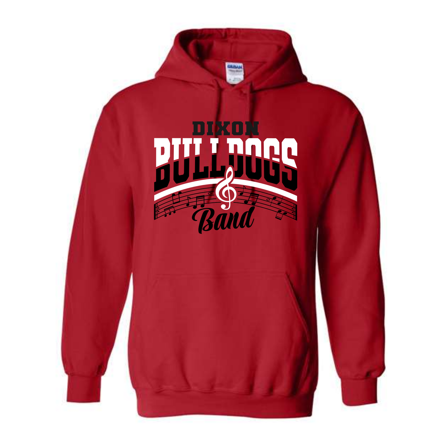 Dixon Band Hoodie-Red V2