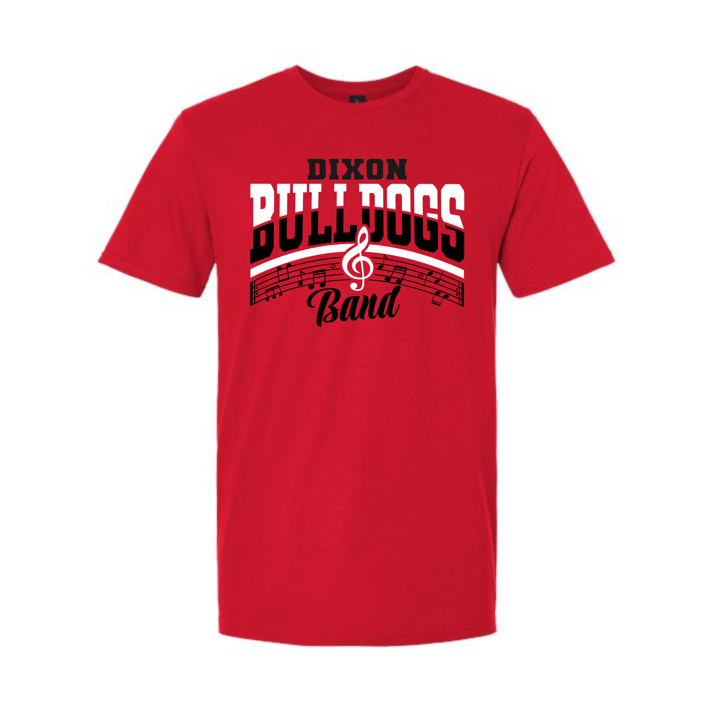 Dixon Band Tee- Red