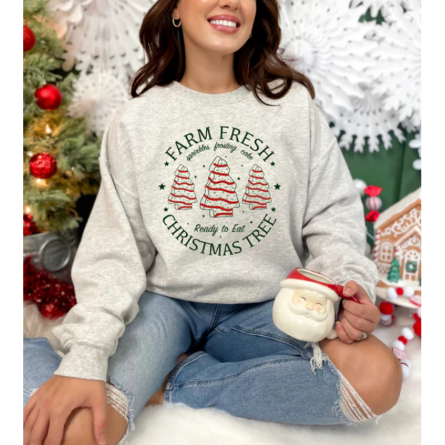 Farm Fresh Christmas Trees Sweatshirt