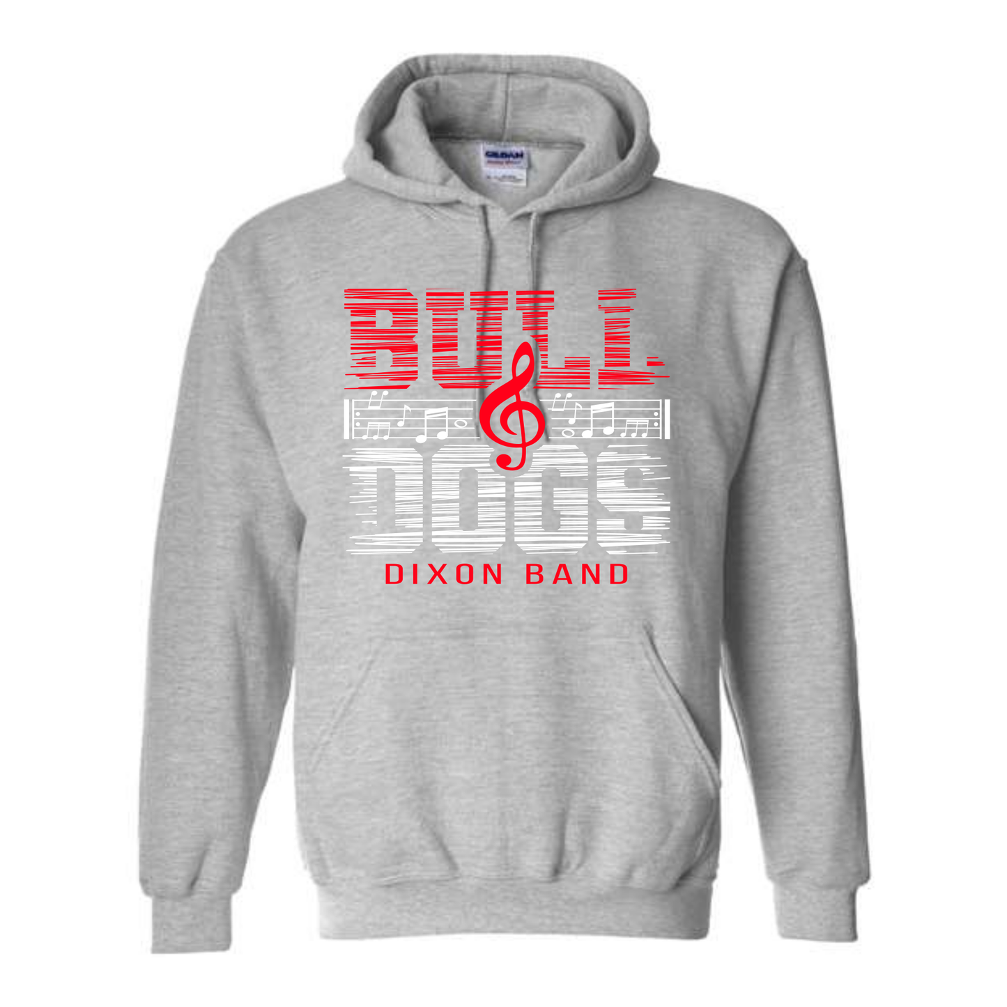Dixon Band Hoodie-Gray
