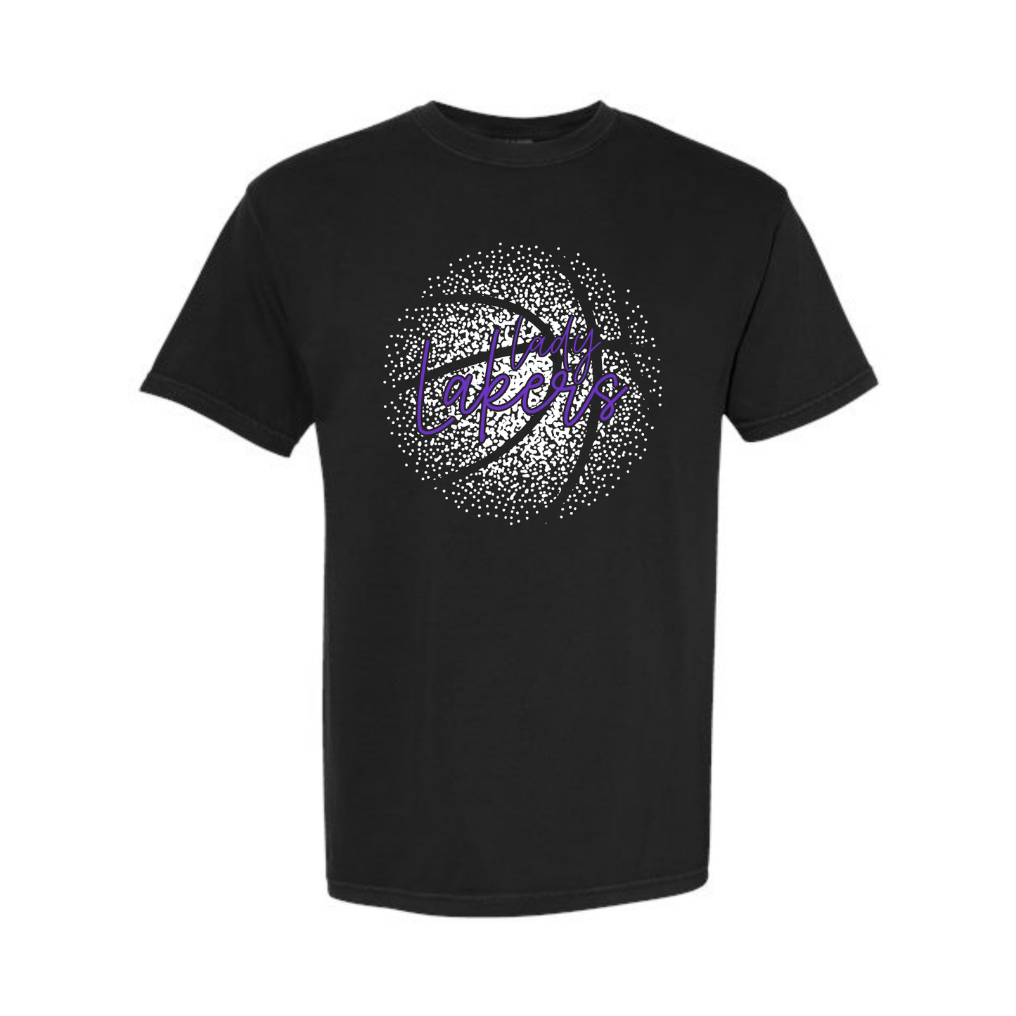 Black Lady Lakers Tee