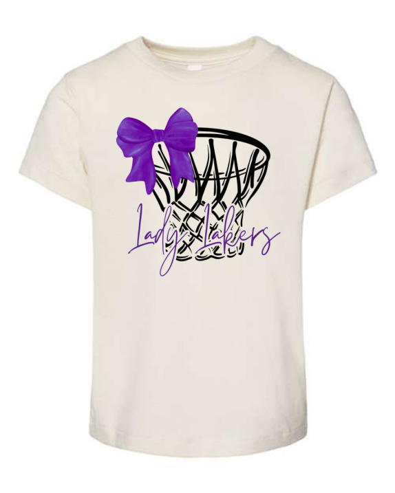 Lady Lakers Toddler/Youth Bella Canvas Tee