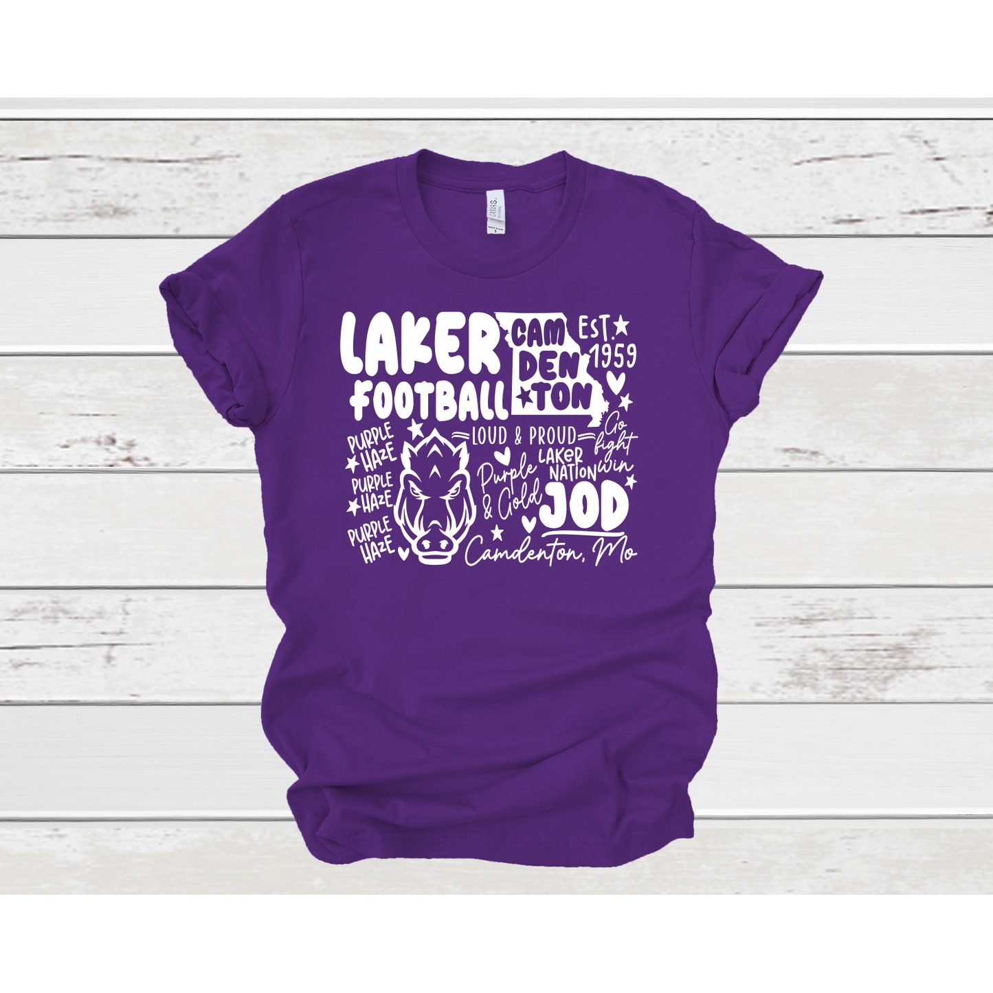 Camdenton Laker Football Tee