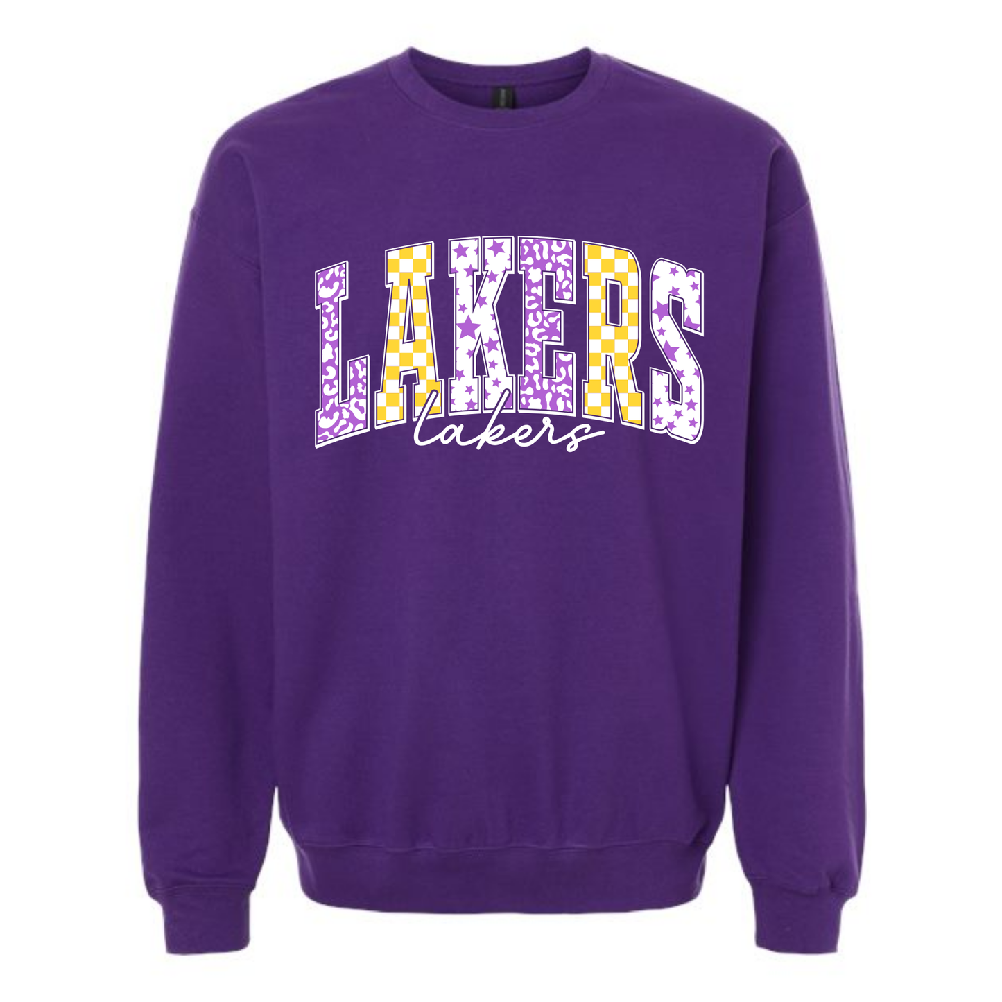 LAKERS Purple Crewneck Sweatshirt