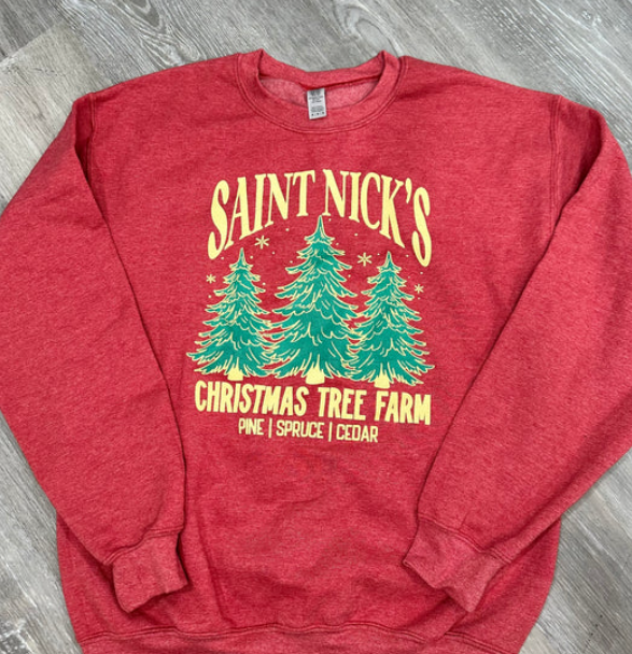 St. Nicks Christmas Tree Farm Sweatshirt