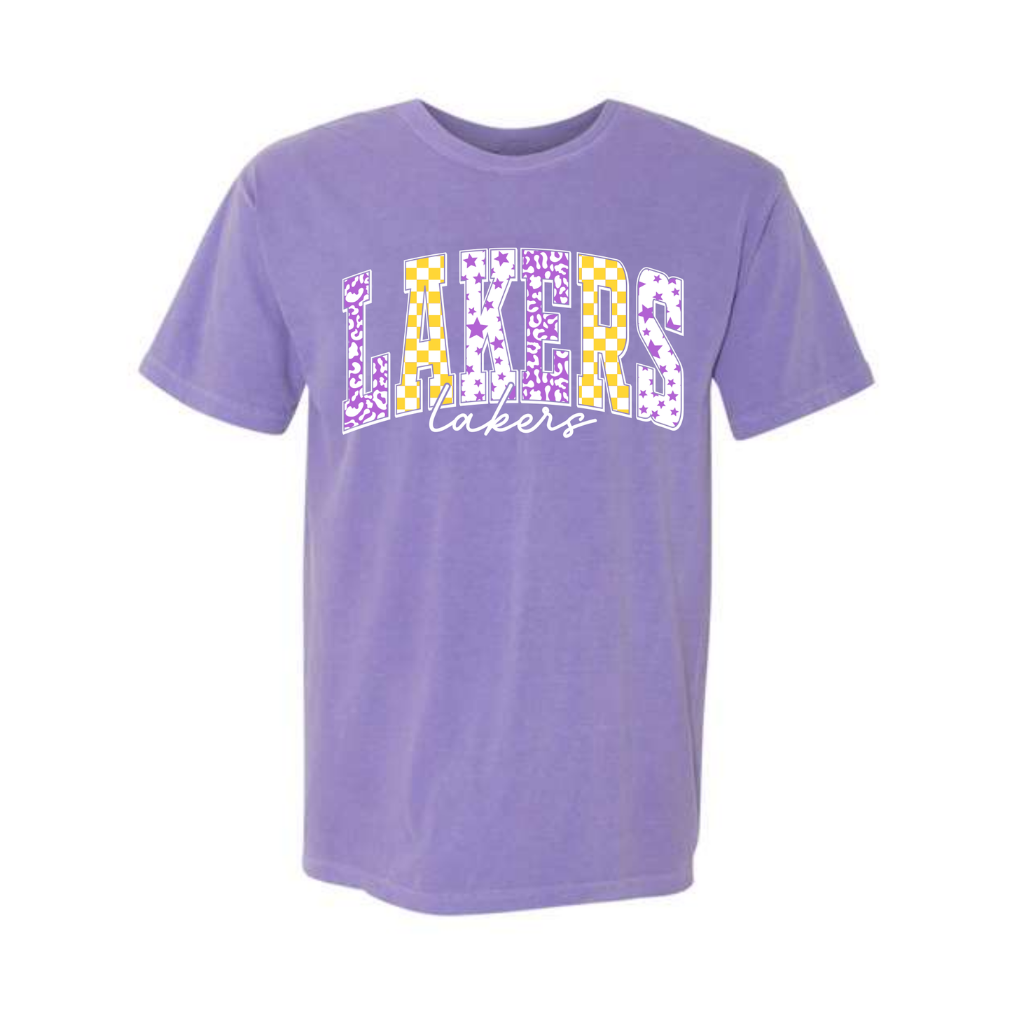 Short Sleeve Lakers Comfort Colors Tee