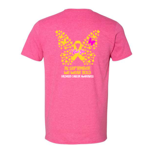 Childhood Cancer Awareness Tee (Pink)