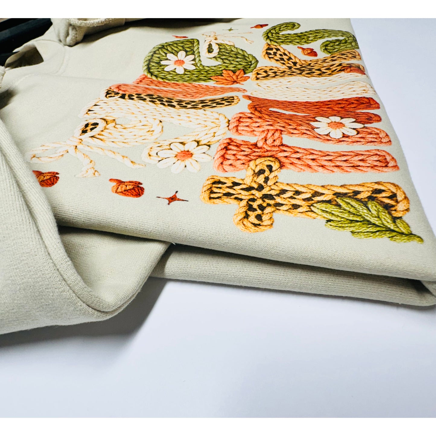 Give Thanks Faux Knitted