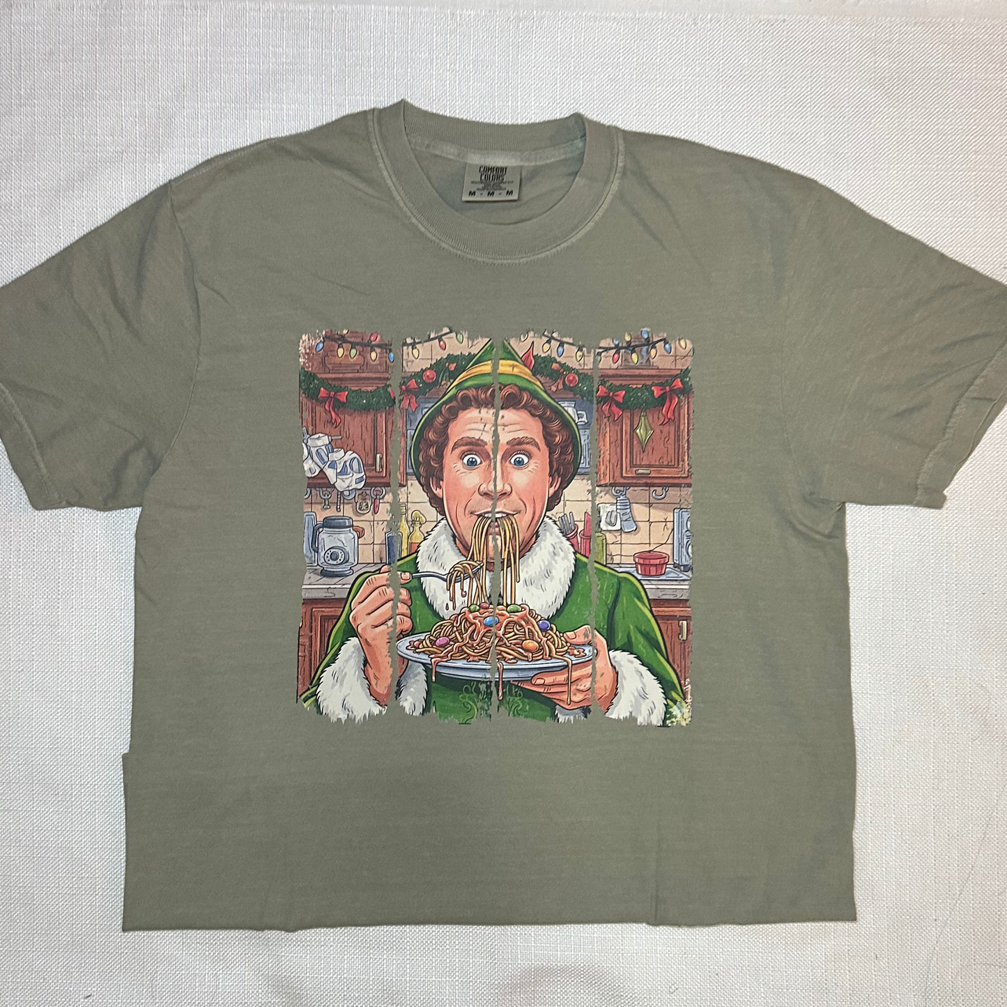 ELF Buddy's Spaghetti Comfort Colors Tee