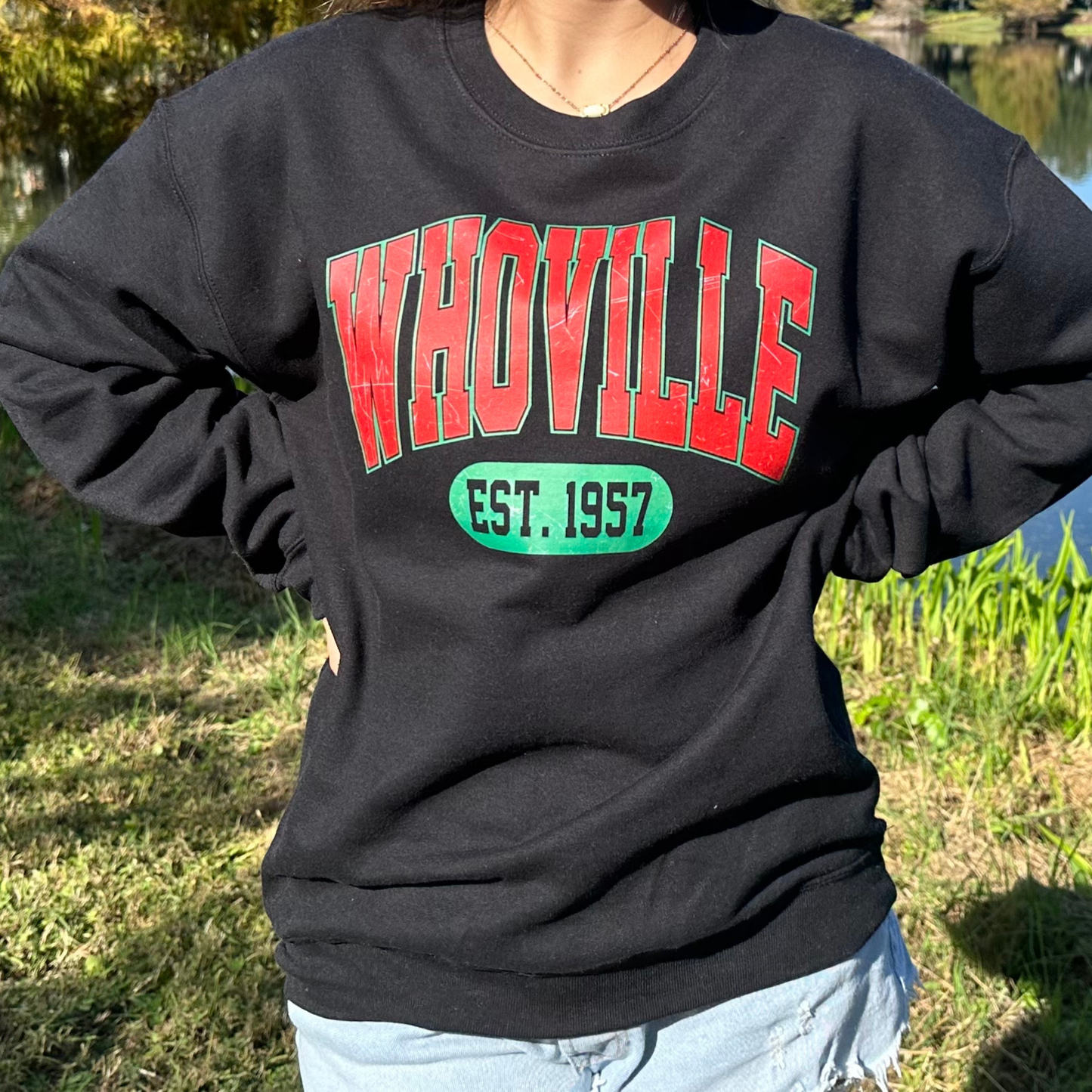 WHOVILLE EST.1957 Crewneck