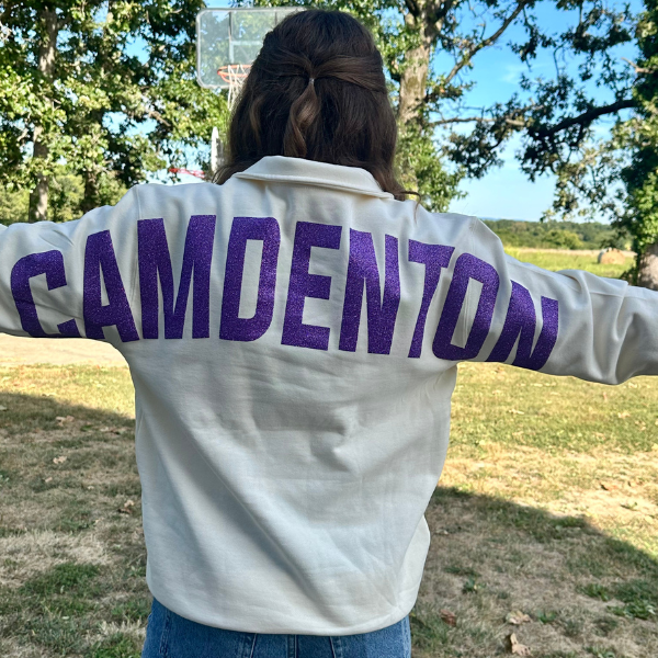 Customized School Spirit Quarter Zip Sweatshirt