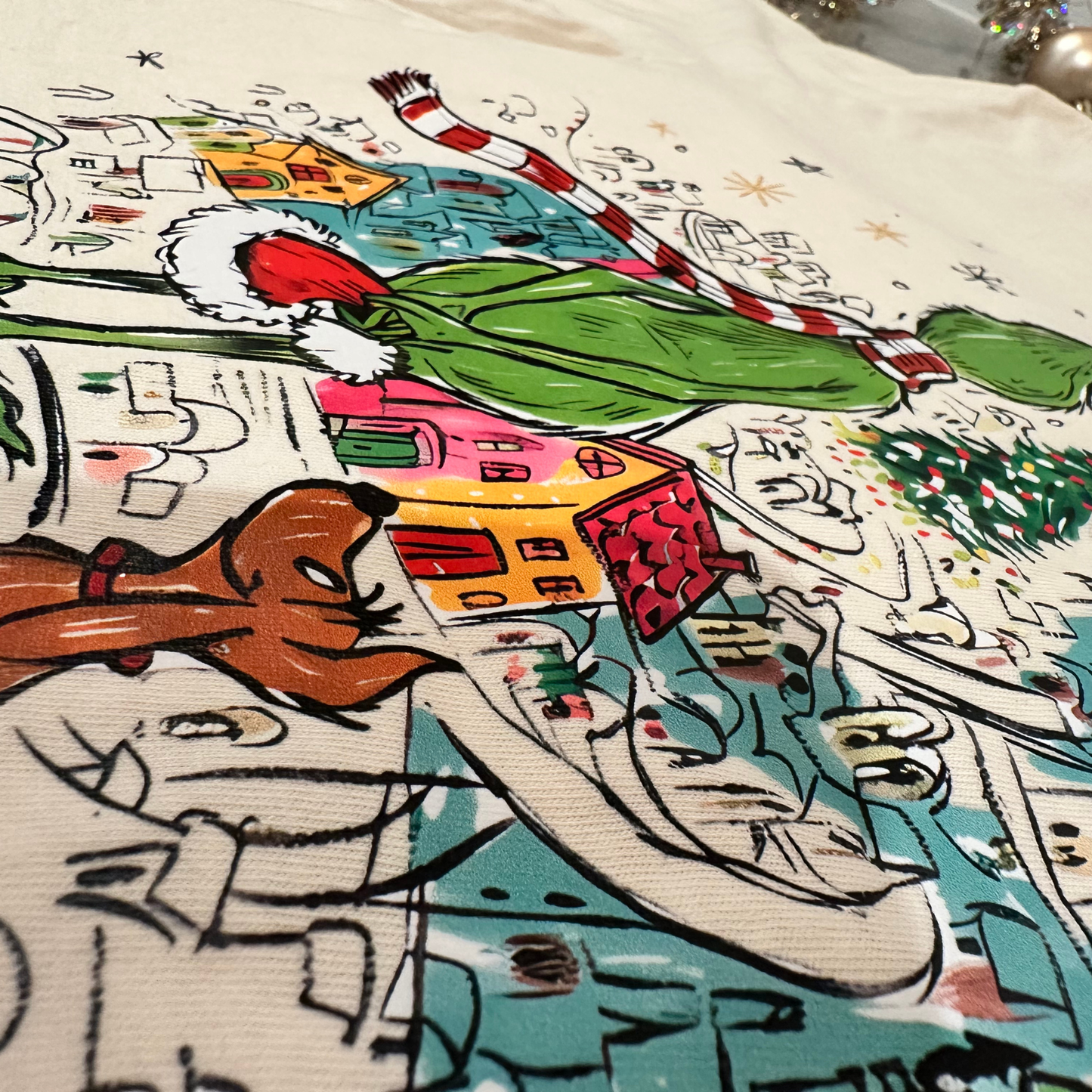 Grinch Whoville Christmas Comfort Colors Tee