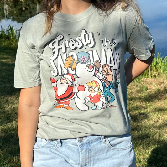 Comfort Colors Frosty the Snowman Retro Tee