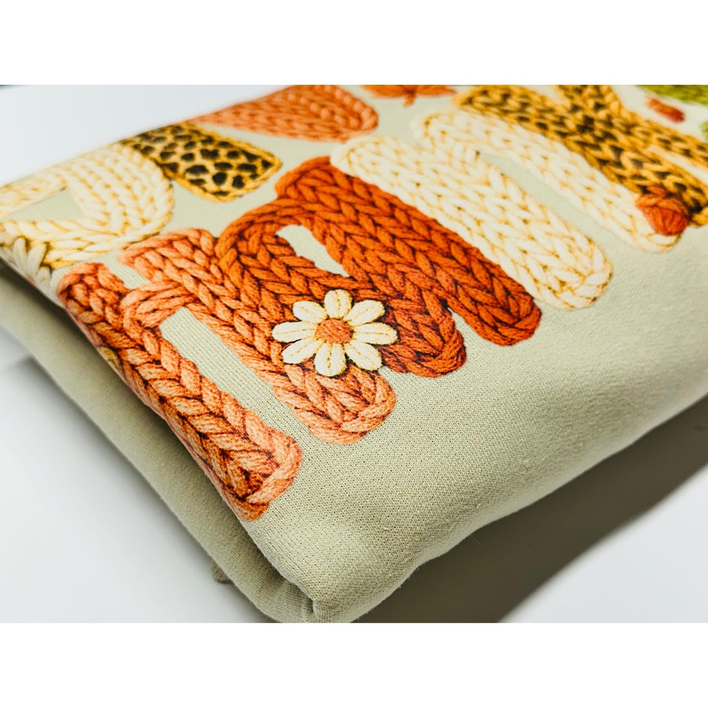 Give Thanks Faux Knitted