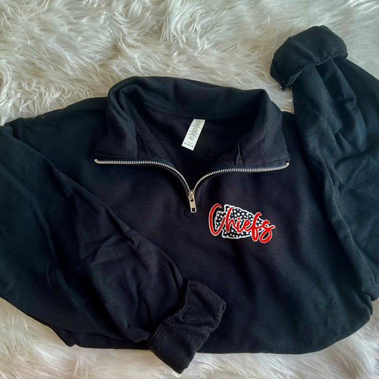 Kansas City Chiefs Quarter-Zip Pullover - Chiefs Game Day Sweatshirt