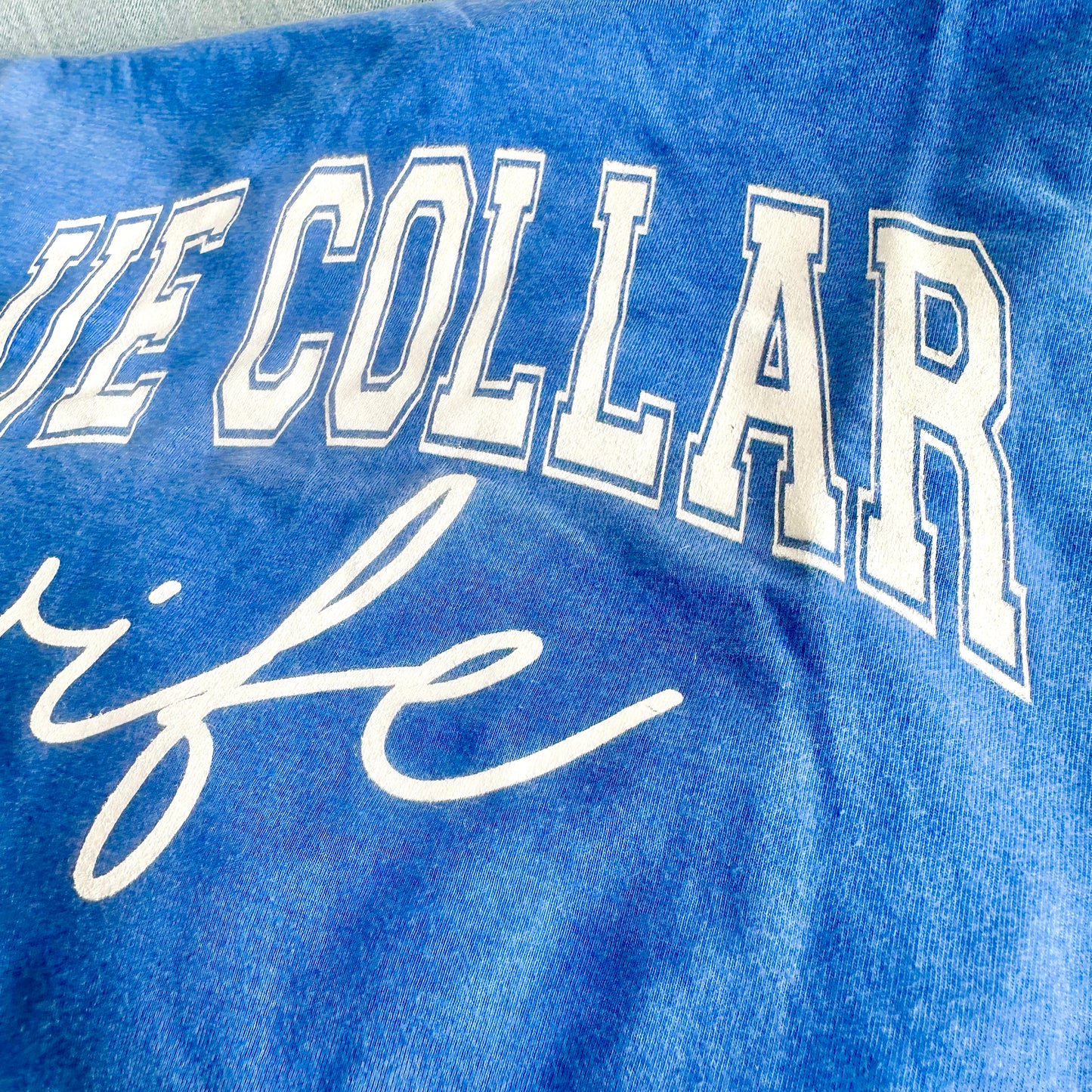Blue Collar Wife Tee I Proud Hardworking Wife Graphic Shirt I Available in Sweatshirt