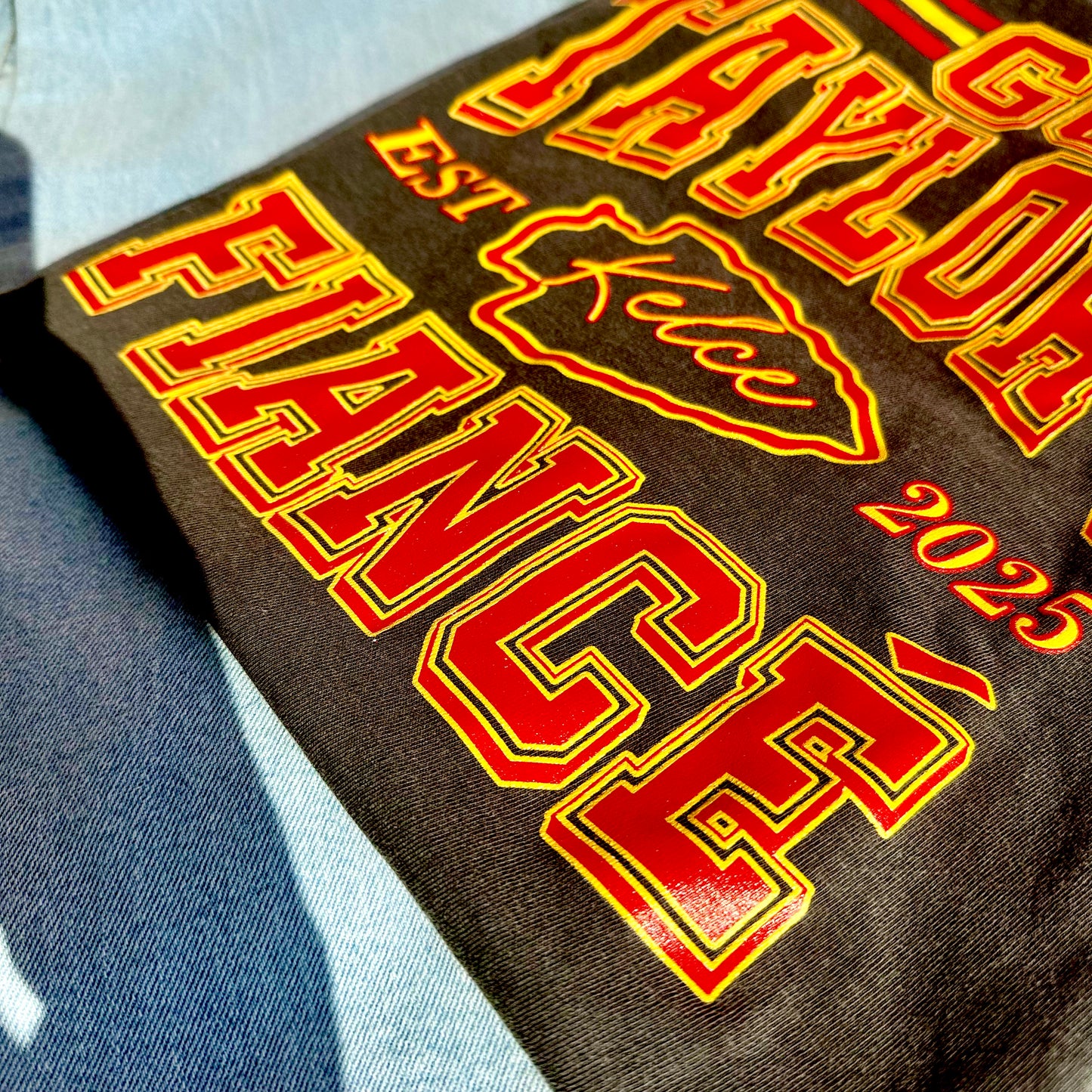 Go Taylor's Fiancé Tee I Kelce Football Game Day Shirt I Available in Sweatshirts and Plus Sizes