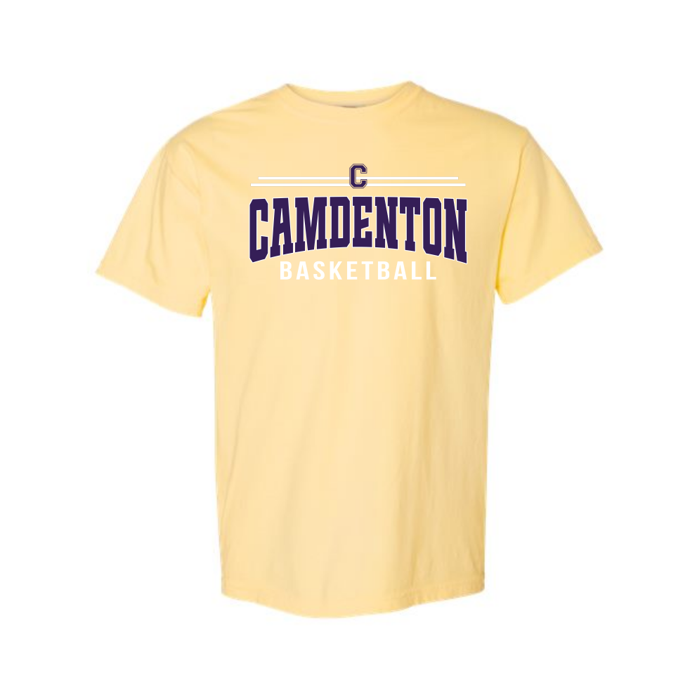 Camdenton Basketball Comfort Colors Tee