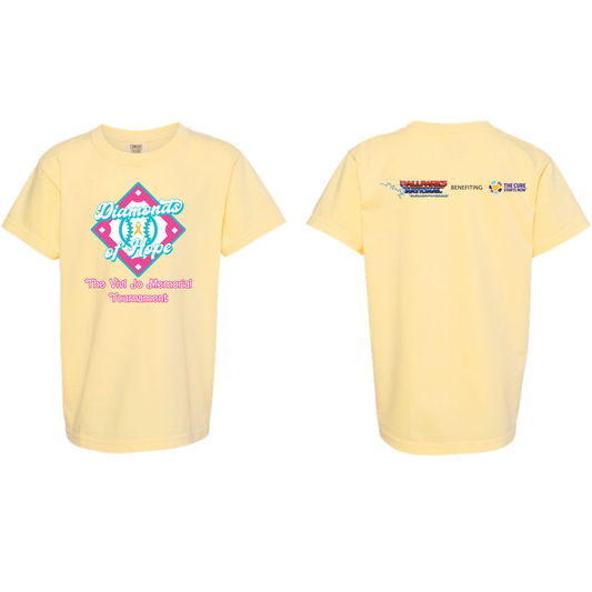 Comfort Colors Diamonds of Hope Fundraiser Tee-Vivi Jo Forever Brave