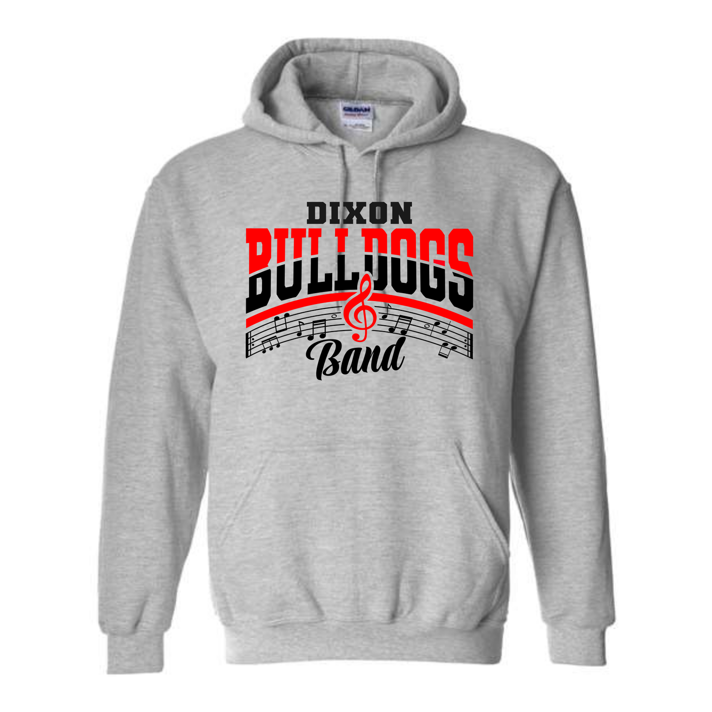 Dixon Band Hoodie-Gray V2