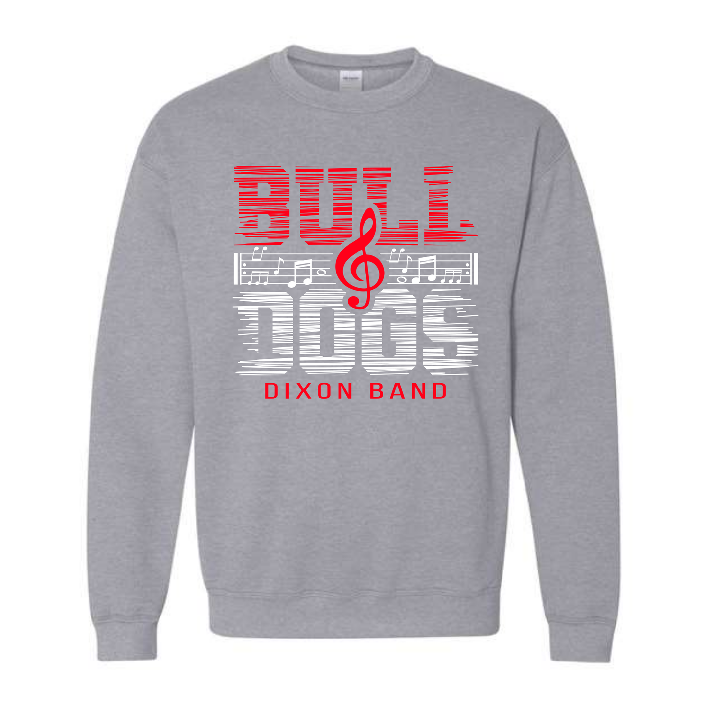 Dixon Band Crewneck-Black Gray V2