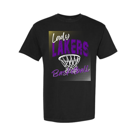 Lady Lakers Purple and Gold Tee