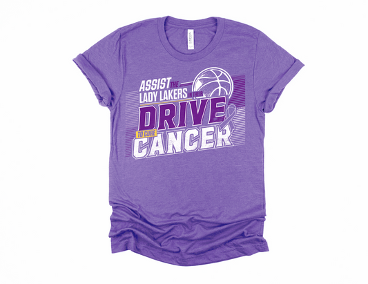 LADY LAKER CANCER FUNDRAISER SHIRT