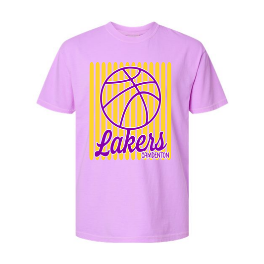 Comfort Colors Lakers Basketball Tee