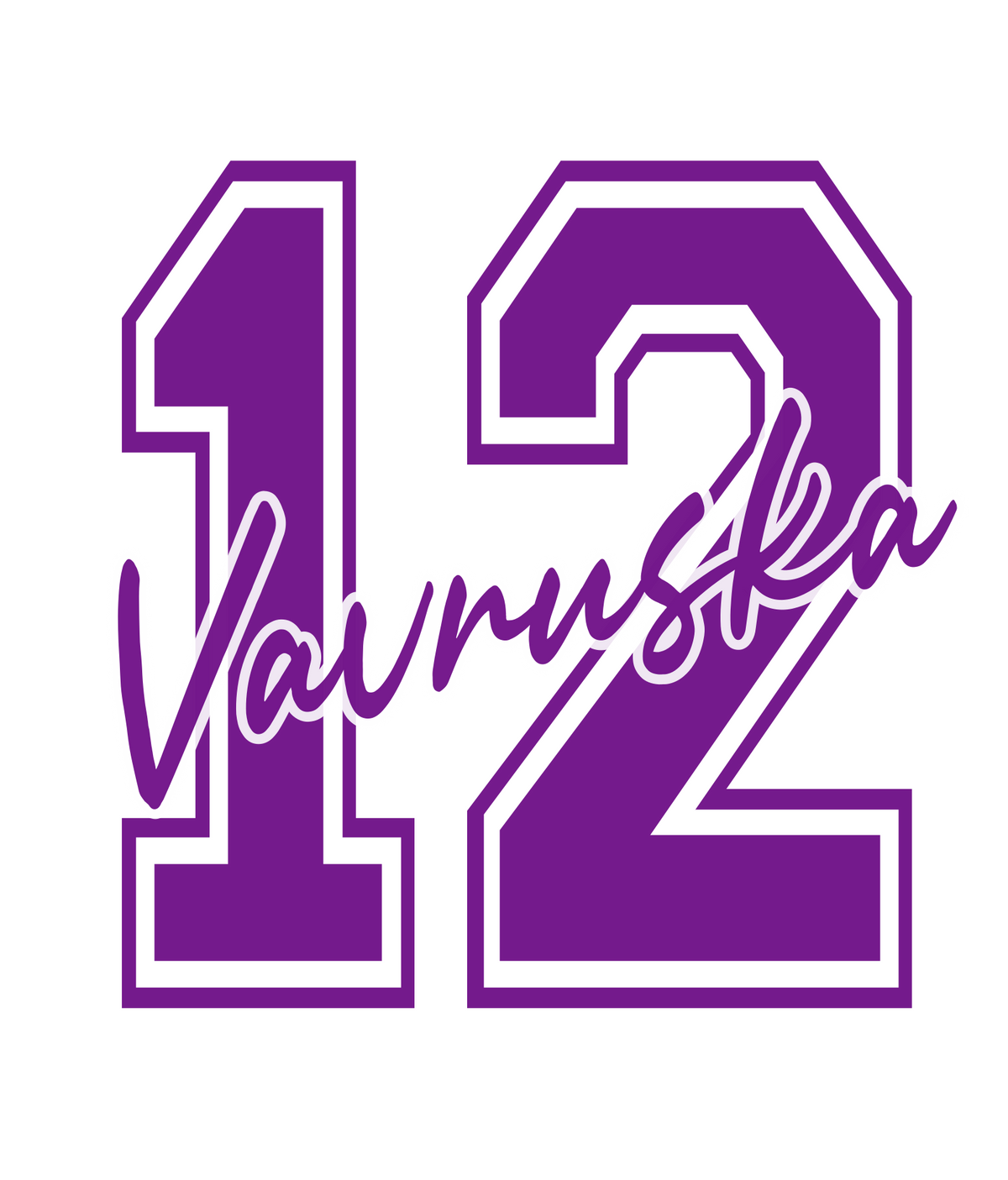 Personalization on Back of Any shirt
