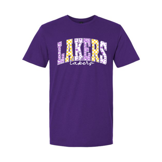 Dark Purple LAKERS T-Shirt