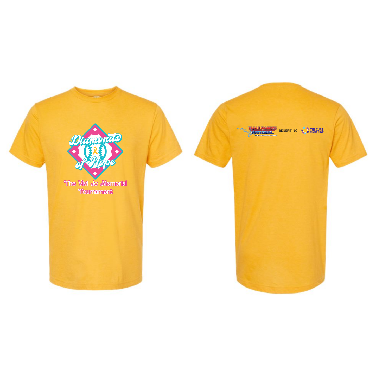 Tultex Tee Diamonds of Hope Fundraiser -Vivi Jo Forever Brave
